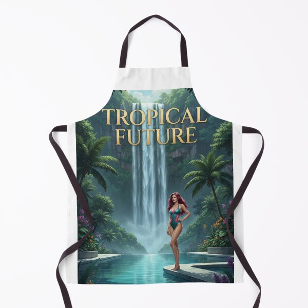 Item preview, Tropical Future Sci-Fi Summer Poolside Aesthetic designed and sold by GraphixKing999.
