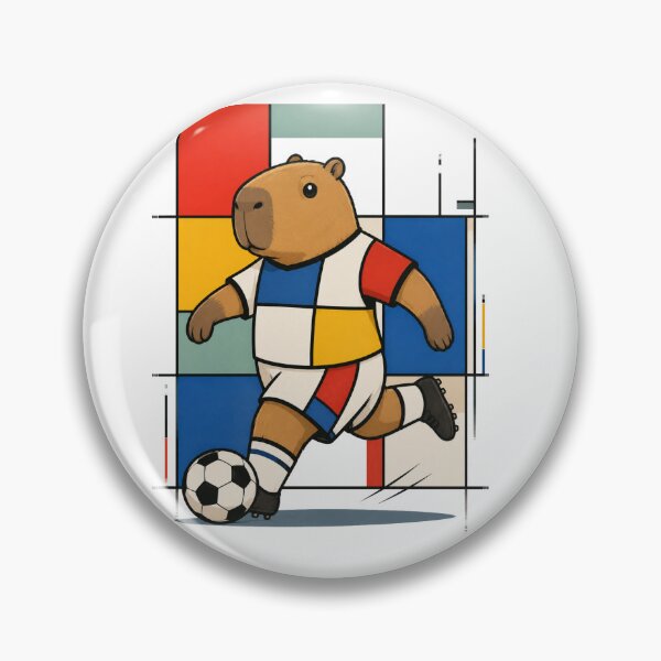 Item preview, CAPIBARA FOOTBALL SOCCER designed and sold by ANDYWARRICK.