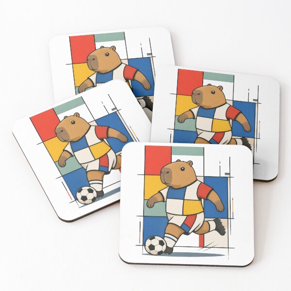 Item preview, CAPIBARA FOOTBALL SOCCER designed and sold by ANDYWARRICK.
