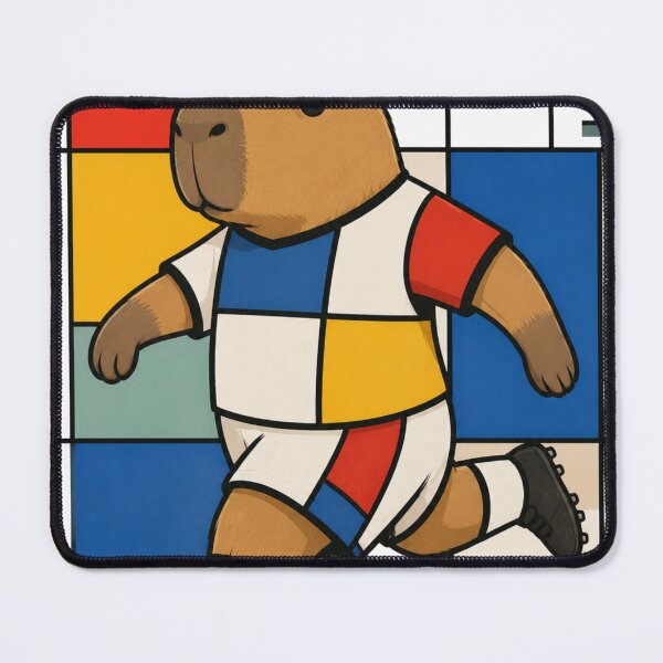 Item preview, CAPIBARA FOOTBALL SOCCER designed and sold by ANDYWARRICK.