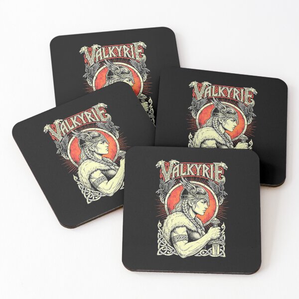 Item preview, Valkyrie Viking Strong Woman Female Norse Warrior Ravens designed and sold by GrandeDuc.