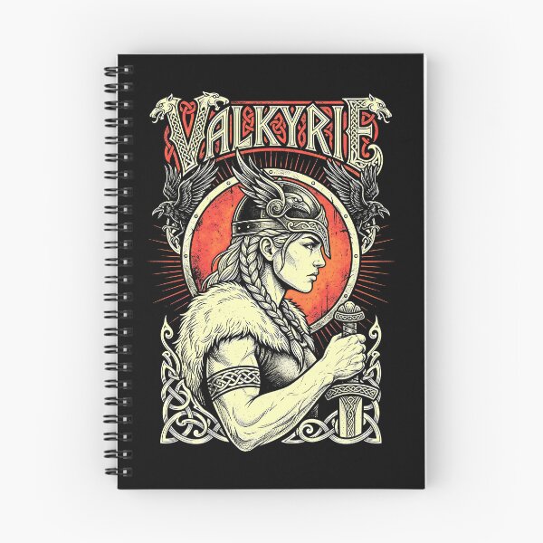 Item preview, Valkyrie Viking Strong Woman Female Norse Warrior Ravens designed and sold by GrandeDuc.