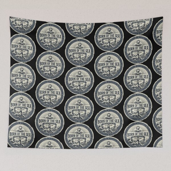 Item preview, Born of the Sea Vintage Maritime Badge | Nautical Heritage Collection designed and sold by Coasties.