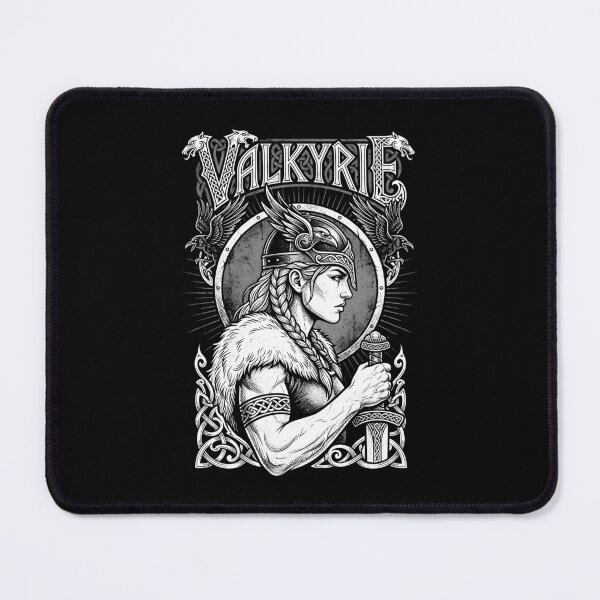 Item preview, Valkyrie Viking Strong Woman Female Norse Warrior Ravens designed and sold by GrandeDuc.