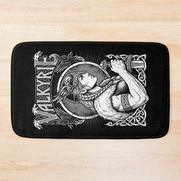 Item preview, Valkyrie Viking Strong Woman Female Norse Warrior Ravens designed and sold by GrandeDuc.