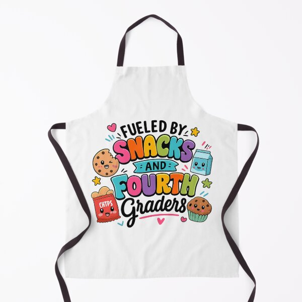 Item preview, Fueled By Snacks and Fourth Graders Teacher T-Shirt designed and sold by FestivityFinds.