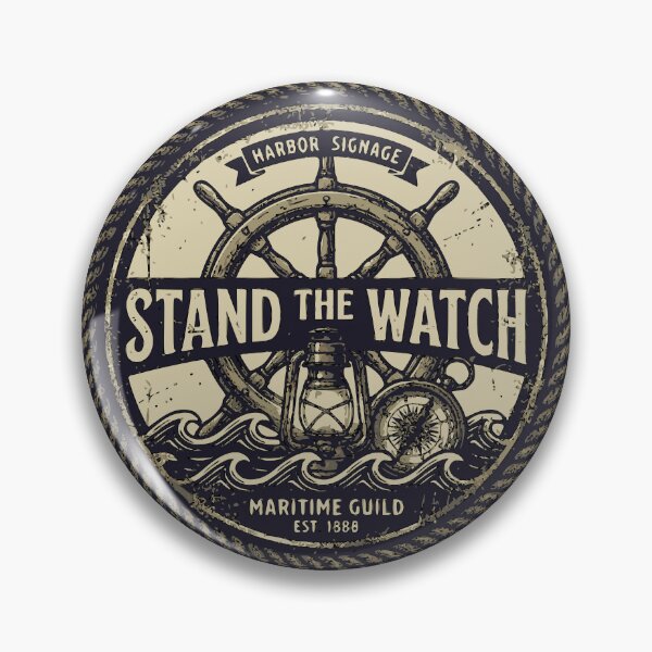 Item preview, Stand the Watch Vintage Maritime Tradition Design designed and sold by Coasties.