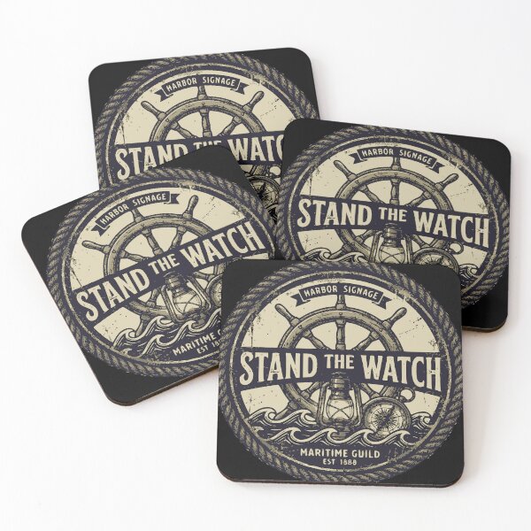Item preview, Stand the Watch Vintage Maritime Tradition Design designed and sold by Coasties.
