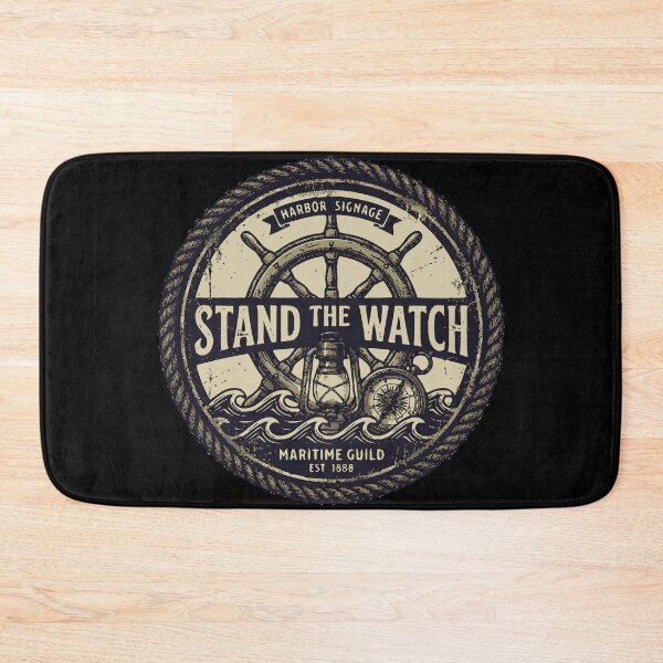 Item preview, Stand the Watch Vintage Maritime Tradition Design designed and sold by Coasties.