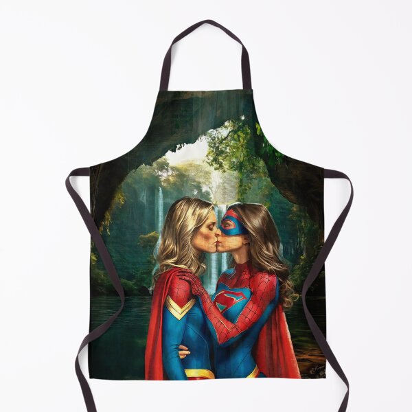 Item preview, Jungle Waterfall Romance – Superheroine Love Art designed and sold by Walt Ragnar.Art.