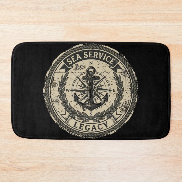 Item preview, Sea Service Legacy Vintage Nautical Badge | Maritime Heritage Design designed and sold by Coasties.