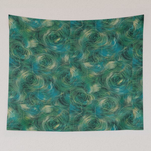 Item preview, abstract of Slowness Dive into the fire ocean of spirit away designed and sold by moodboardzz.