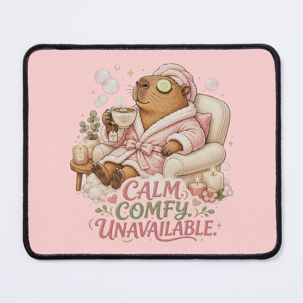 Item preview, Cute Capybara Self Care Spa Day designed and sold by Gentlestate.
