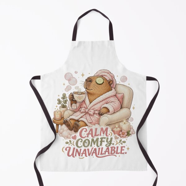 Item preview, Cute Capybara Self Care Spa Day designed and sold by Gentlestate.
