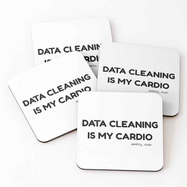 Artikelvorschau, Datenbereinigung ist mein Cardio-Training – Lustiger Datenanalyst & Excel-Nerd entworfen und verkauft von Identity Studio.