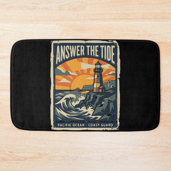 Item preview, Answer the Tide Vintage Coastal Heritage Design designed and sold by Coasties.