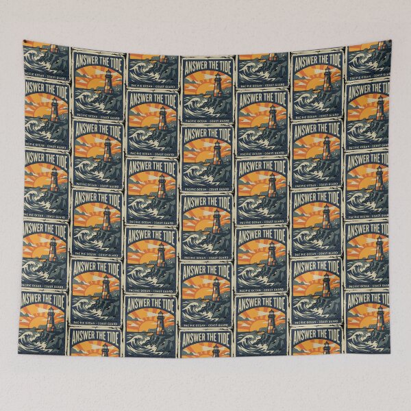 Item preview, Answer the Tide Vintage Coastal Heritage Design designed and sold by Coasties.