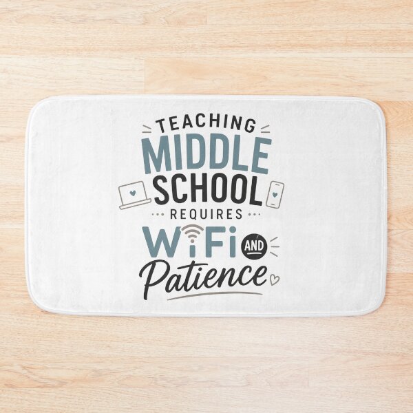 Item preview, Teaching Middle School Requires WiFi and Patience Funny Teacher T-Shirt | Middle School Teacher Gift designed and sold by FestivityFinds.