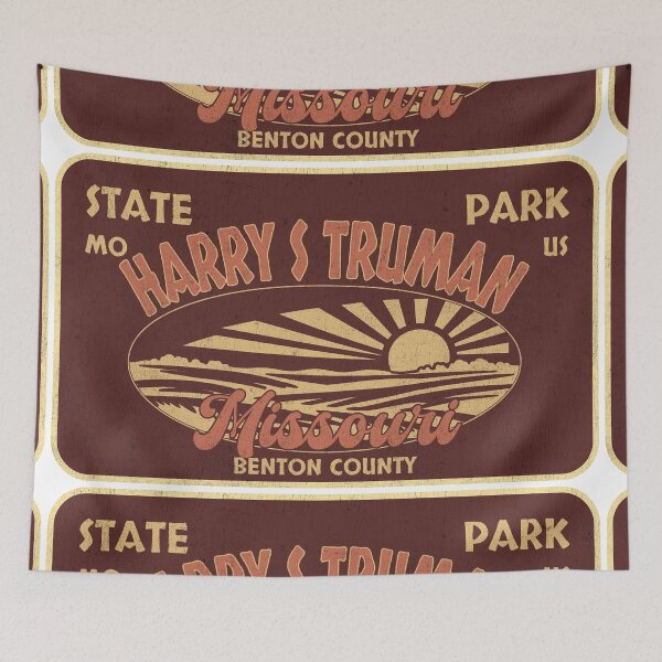 Item preview, Harry S Truman State Park, Benton County, Missouri, badge design designed and sold by Wanderful-roads.