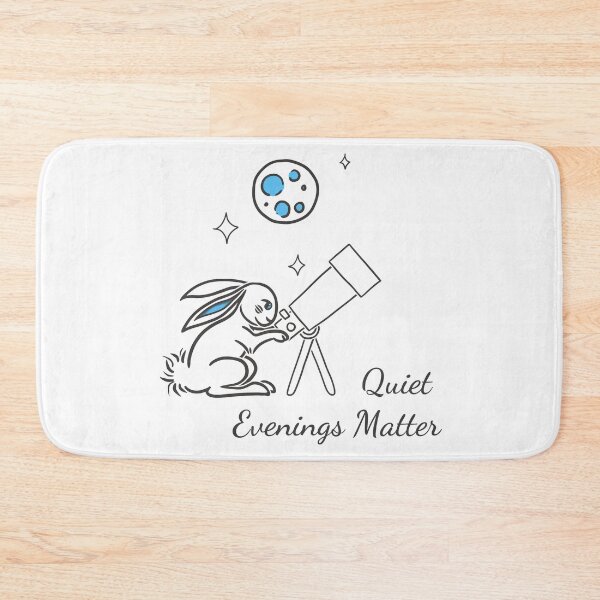 Item preview, Quiet Evenings Matter | Cozy Bunny Stargazing designed and sold by Samaya-.
