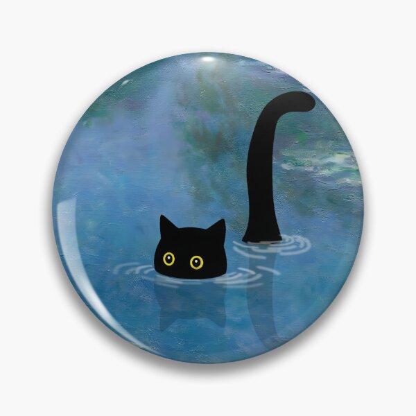 Item preview,  Cat Print Monet Waterlily designed and sold by PurrfectHome.