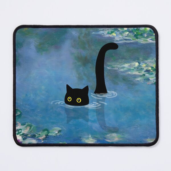Artikelvorschau, Katzenbild Monet Seerose entworfen und verkauft von PurrfectHome.