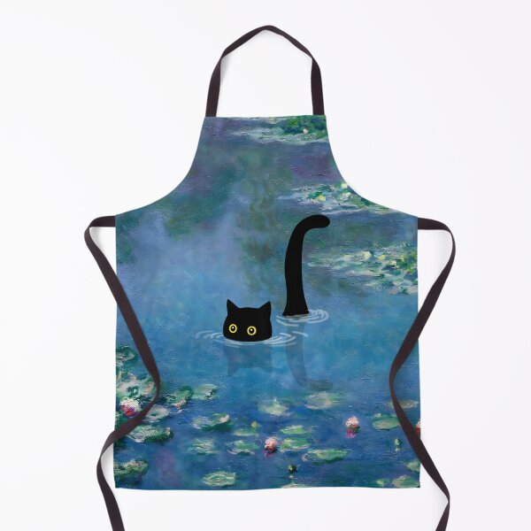 Item preview, Cat Print Monet Waterlily designed and sold by PurrfectHome.