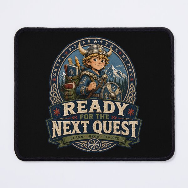 Item preview, Ready for the Next Quest – Viking Back to School Adventure designed and sold by R3X .