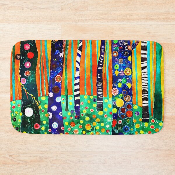Item preview, Funky Fantasy Forest Boldly Colorful Abstract Digital Art designed and sold by DEC02.