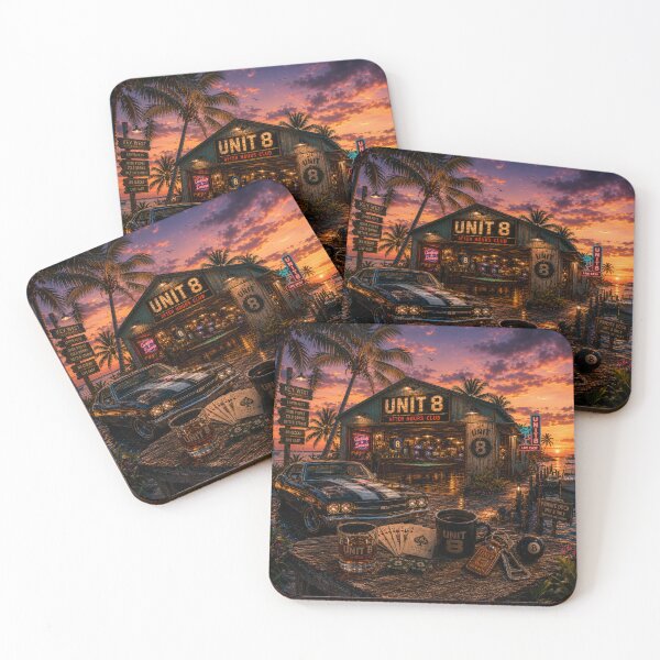 Item preview, Unit 8 Key West Outpost - Solid Square designed and sold by AfterDarkVisuals.