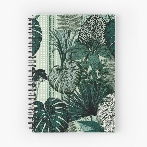 Item preview, Large Monstera and Tropical Jungle Leaves Botanical Pattern designed and sold by VectorForge.