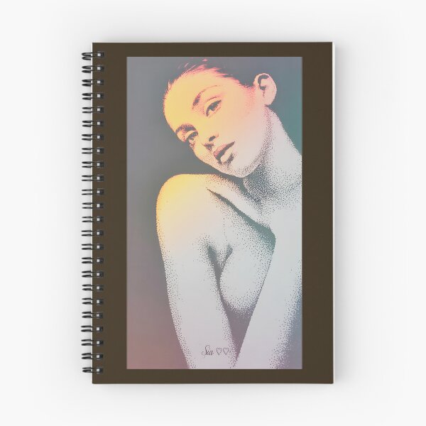 Item preview, Stippled Portrait with Warm Gradient designed and sold by SimonettakleArt.