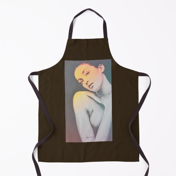 Item preview, Stippled Portrait with Warm Gradient designed and sold by SimonettakleArt.