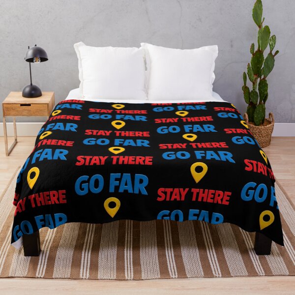 Item preview, Go Far Stay There Funny Sarcastic Travel Quote designed and sold by TeeTimeTreasure.
