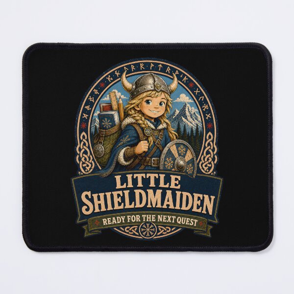 Item preview, Little Shieldmaiden – Ready for the Next Quest designed and sold by R3X .