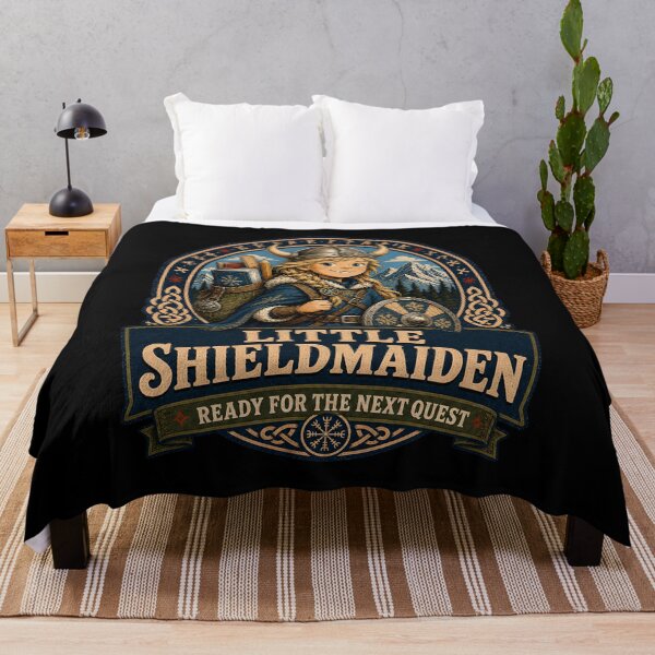 Item preview, Little Shieldmaiden – Ready for the Next Quest designed and sold by R3X .