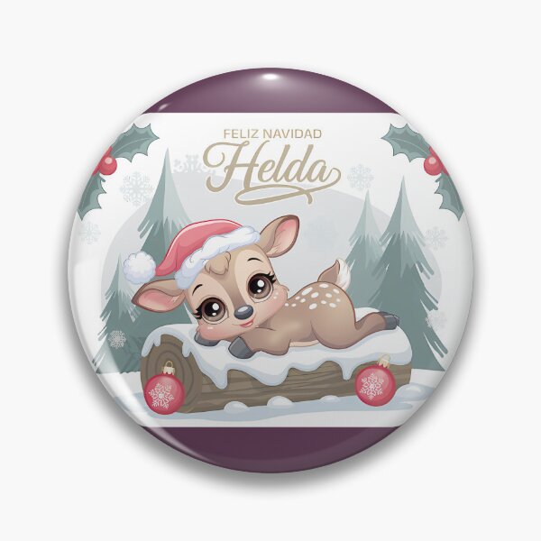 Item preview, Lindo cervatillo Feliz Navidad Helda Diseño navideño designed and sold by SimonettakleArt.