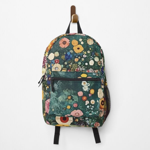 Item preview, Gustav Klimt Flower Garden Colourful Abstract Vivid Flowers Seamless Floral Pattern Digital Art and Illustration designed and sold by Matt_Smith.
