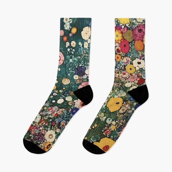 Item preview, Gustav Klimt Flower Garden Colourful Abstract Vivid Flowers Seamless Floral Pattern Digital Art and Illustration designed and sold by Matt_Smith.