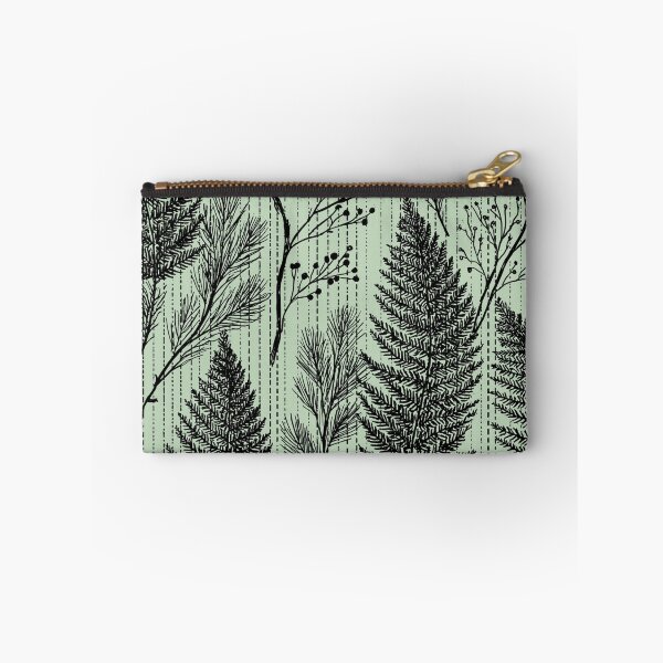 Item preview, Forest Ferns and Pine Branches Woodland Cottagecore Pattern designed and sold by VectorForge.