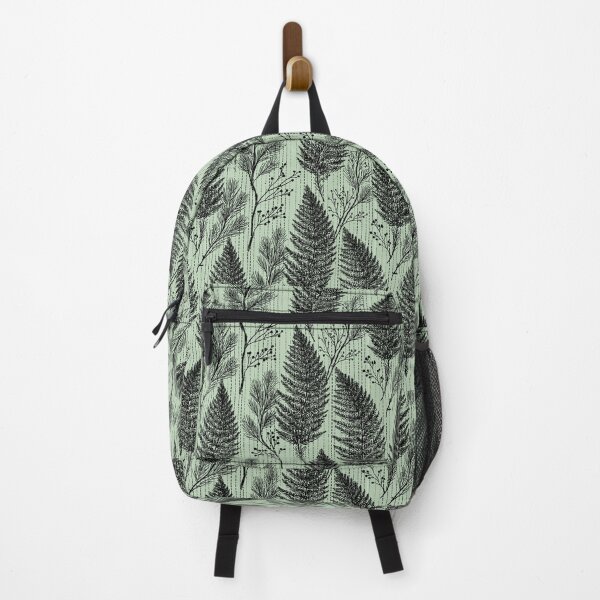 Item preview, Forest Ferns and Pine Branches Woodland Cottagecore Pattern designed and sold by VectorForge.