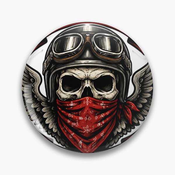 Item preview, Ride or die skull emblem stickers  designed and sold by Kushwaha18.