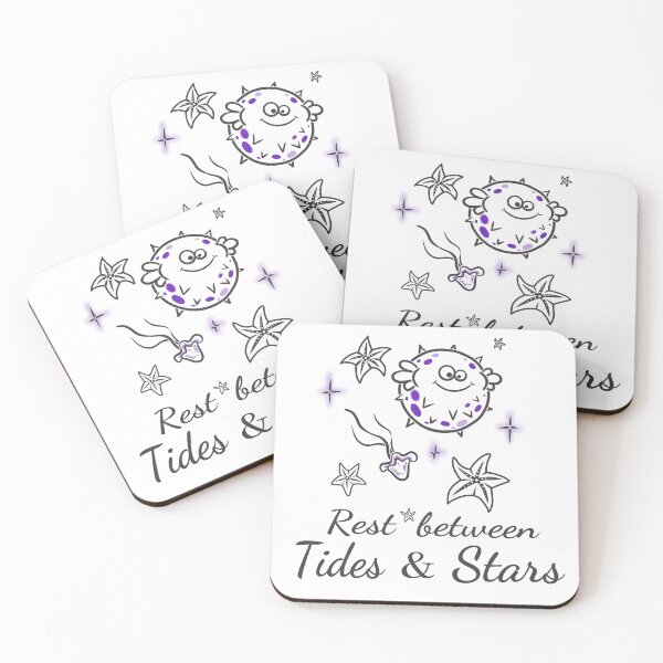 Item preview, Rest Between Tides and Stars – Cozy Ocean Line Art designed and sold by Samaya-.