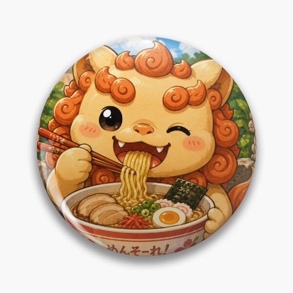 Item preview, Cute Shisa Ramen Japan Character designed and sold by オルフェドリーム.