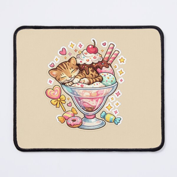 Item preview, Sweet Dreams Sundae Cat designed and sold by Chiknook.