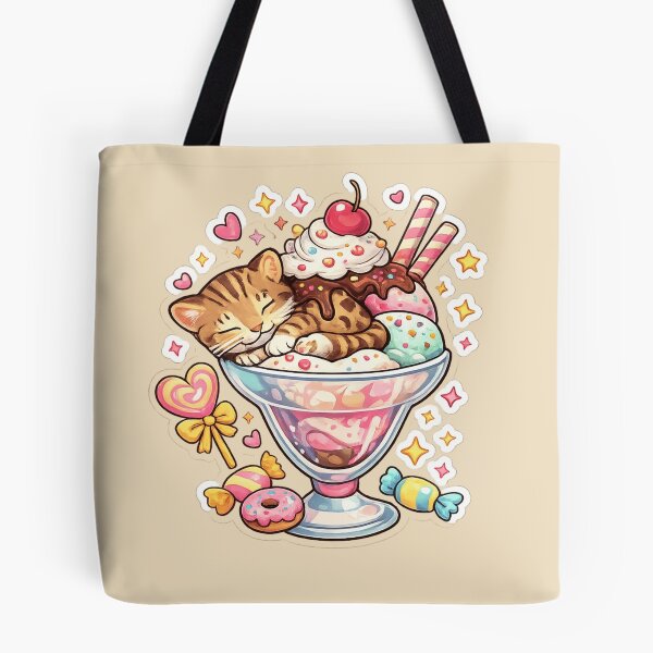 Item preview, Sweet Dreams Sundae Cat designed and sold by Chiknook.
