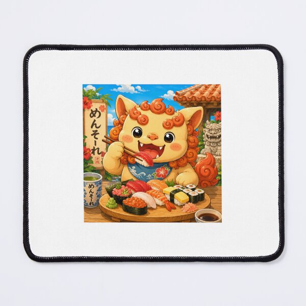 Item preview, Cute Shisa Sushi Japan Character designed and sold by オルフェドリーム.
