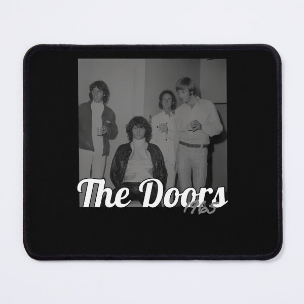 Item preview, Doors 1965 Early Band Photo Cursive Typography designed and sold by andreishawty.
