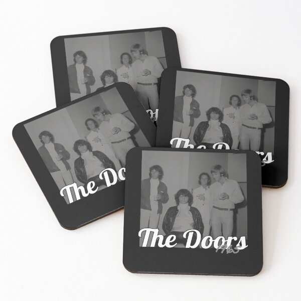 Item preview, Doors 1965 Early Band Photo Cursive Typography designed and sold by andreishawty.