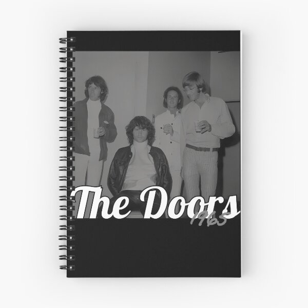 Item preview, Doors 1965 Early Band Photo Cursive Typography designed and sold by andreishawty.